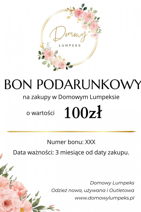 Bon podarunkowy - 100zł