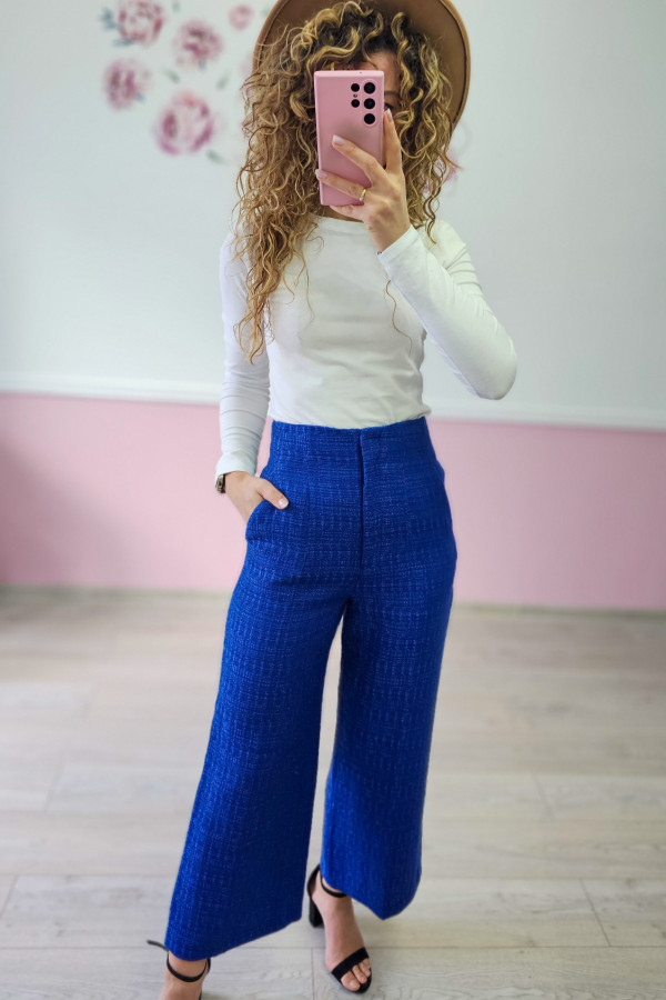 Niebieskie spodnie Zara