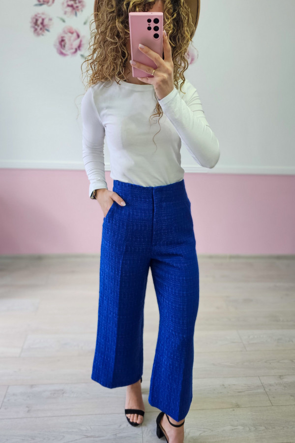 Niebieskie spodnie Zara 3
