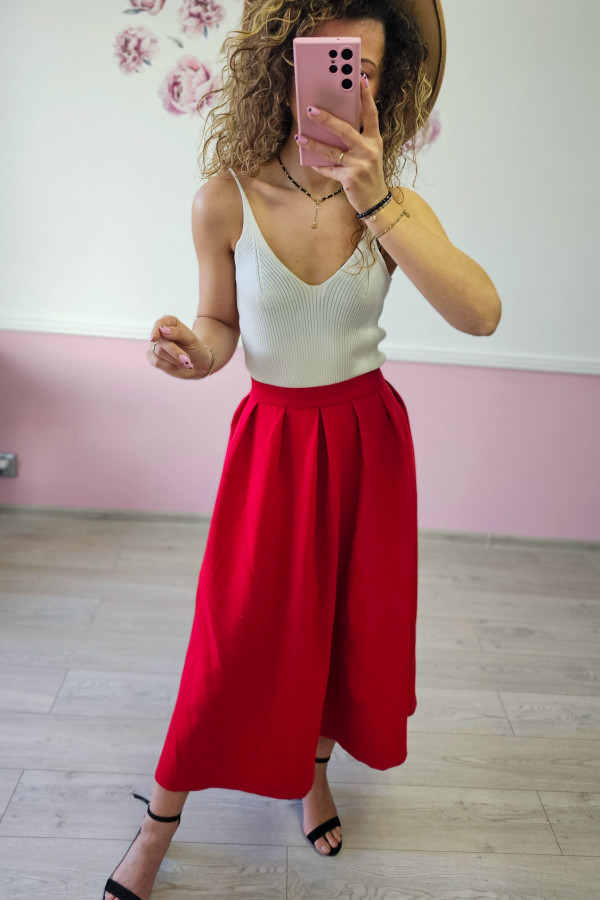 Czerwona spódnica Reserved 3