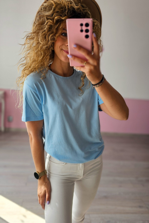 Błękitny t-shirt 1