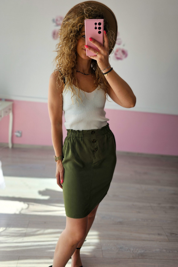 Spódniczka khaki 1