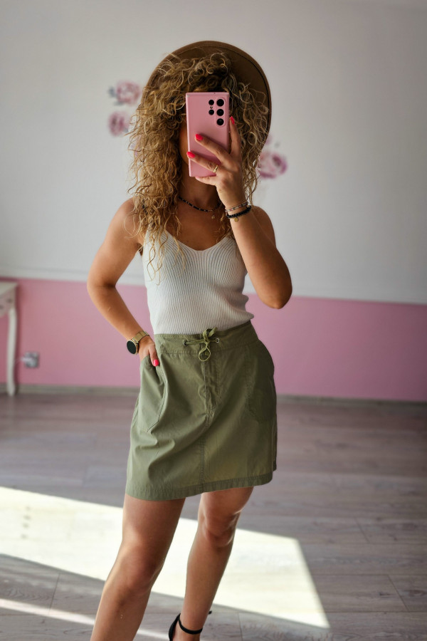 Spódniczka khaki 3