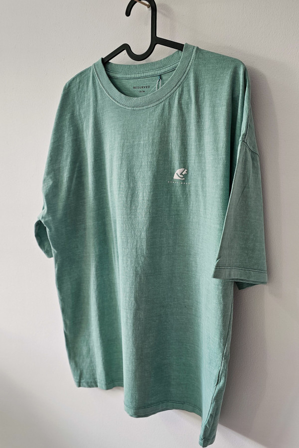 Miętowy t-shirt Reserved
