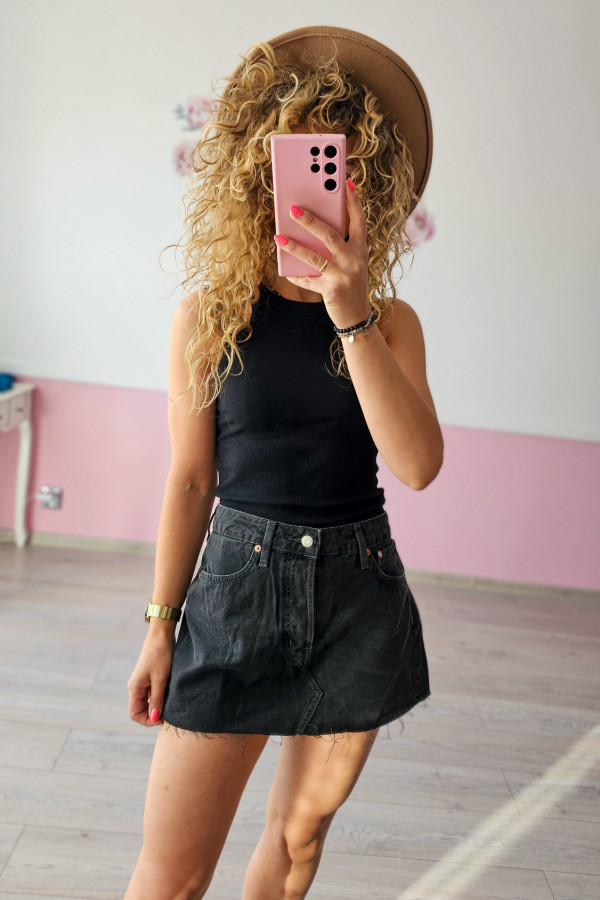 Jeansowa spódniczka mini