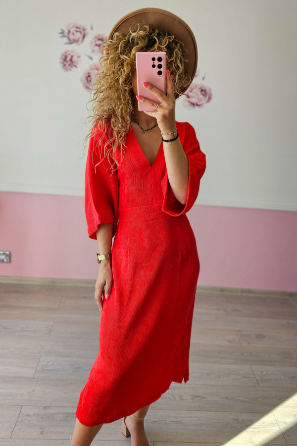 Czerwona sukienka H&M