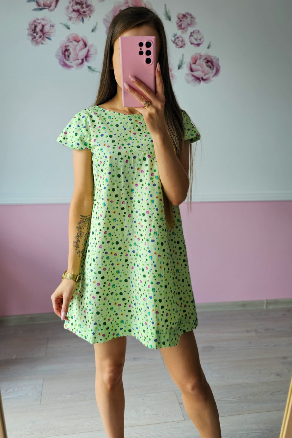 Zielona sukienka mini