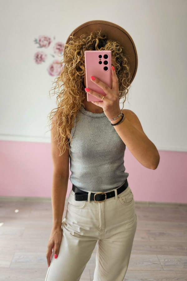 Srebrny top Zara 1