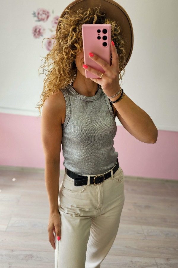 Srebrny top Zara 2