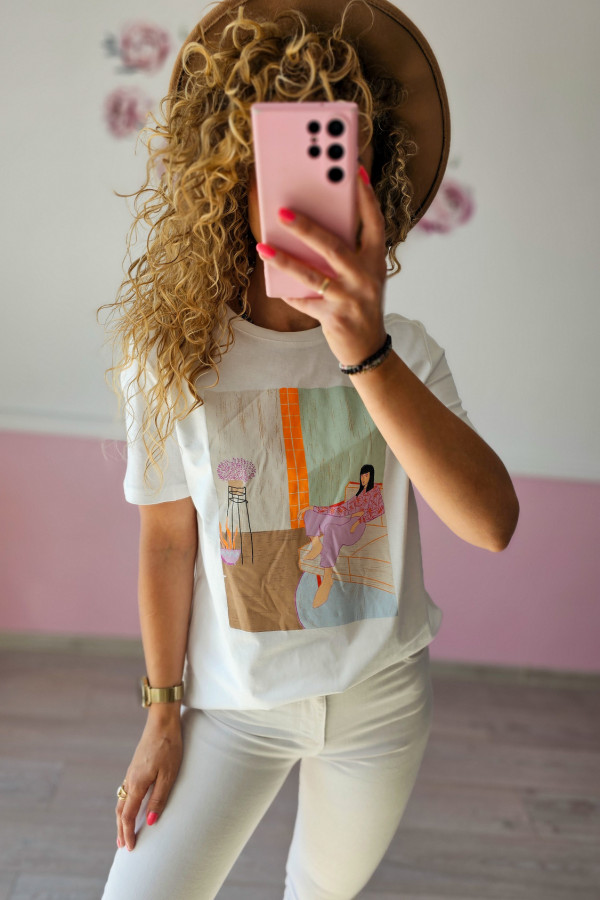 T-shirt damski Reserved