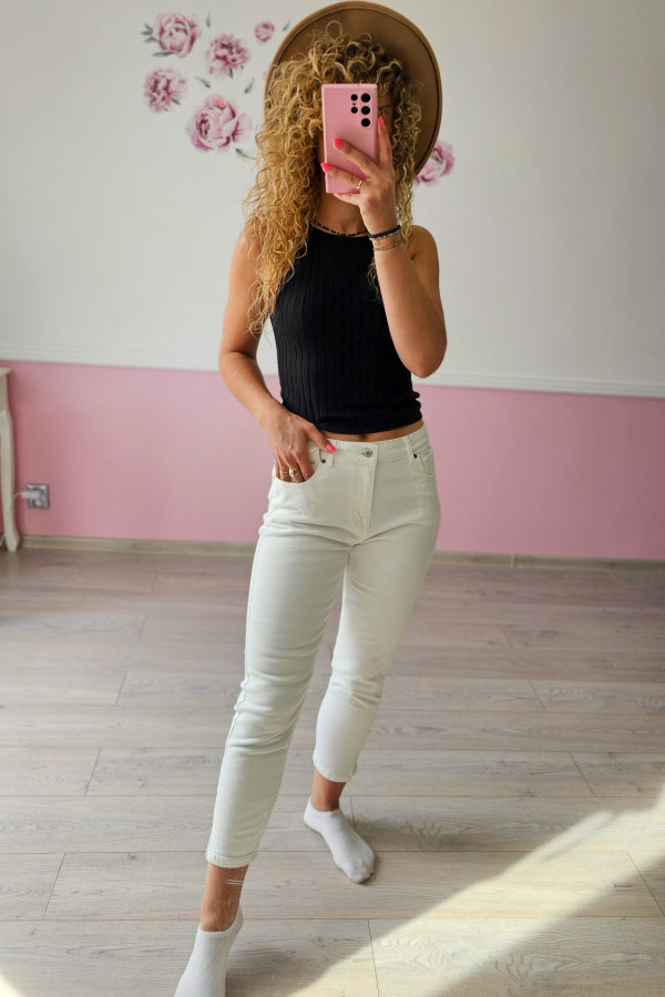Spodnie Slim Mid Rise 4