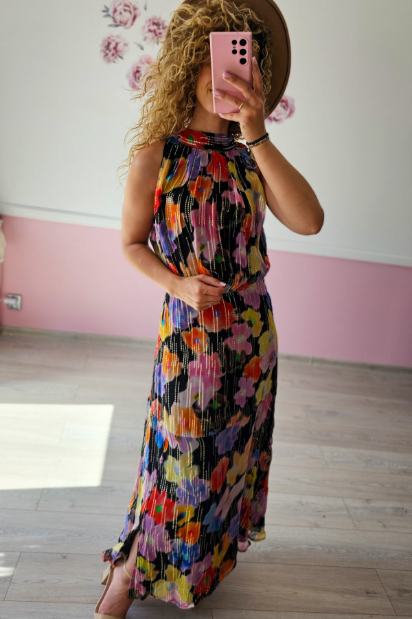 Maxi sukienka w kwiaty Oasis 2