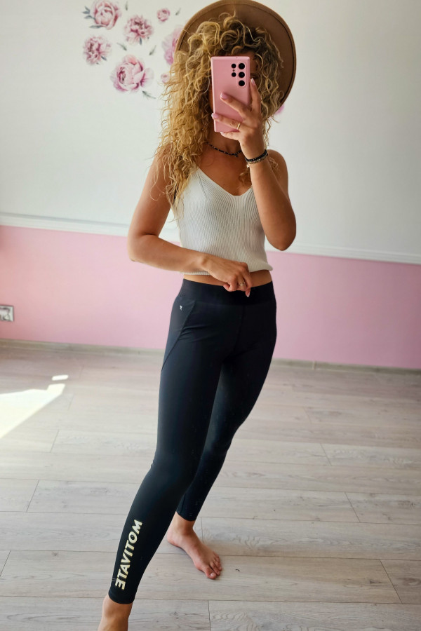 Legginsy sportowe do ćwiczeń M/L