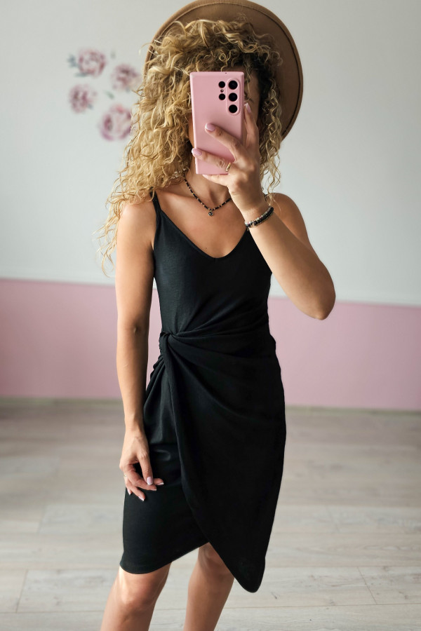 Czarna sukienka mini