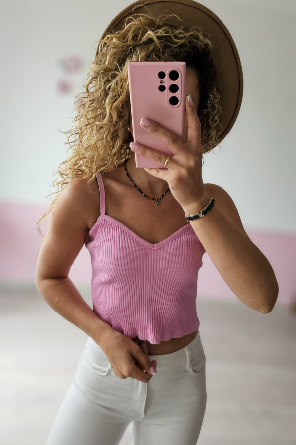 Bawełniany top Zara