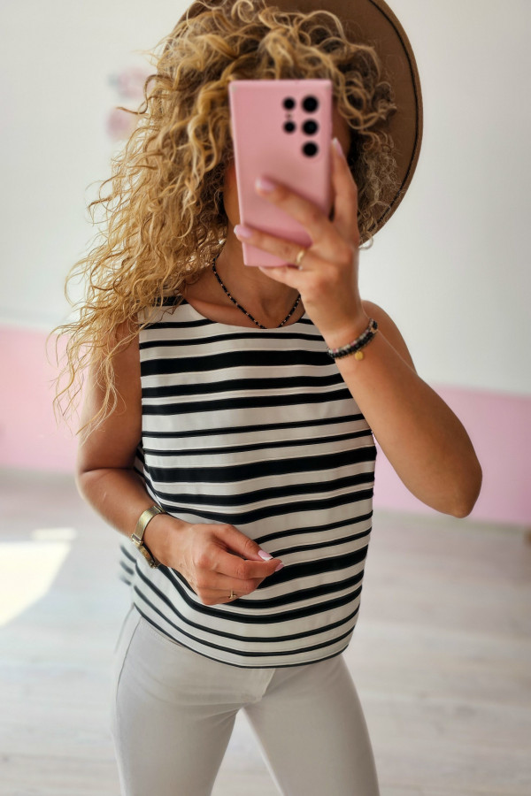 Pasiasta bluzka damska 1