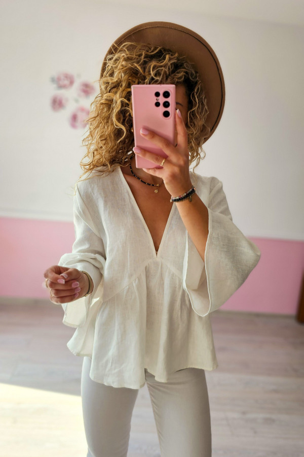 Lniana bluzka damska Reserved 1