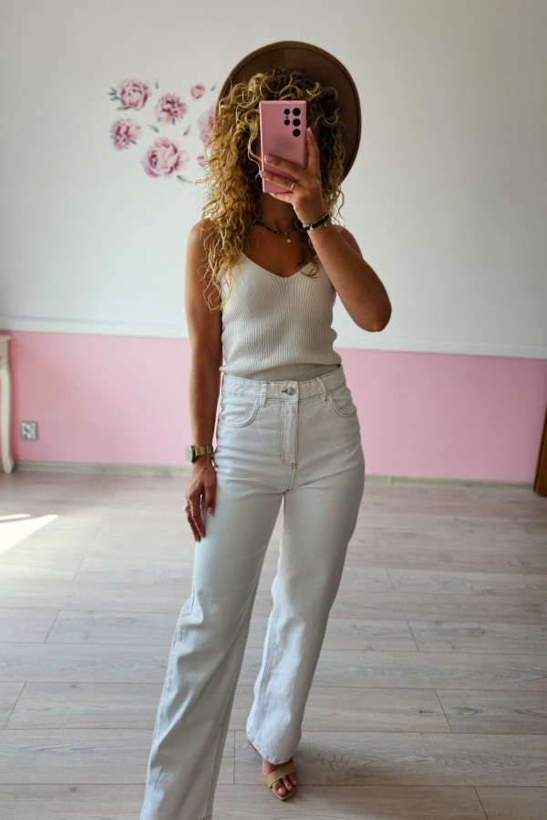 Spodnie jeansowe Wide Leg Reserved 2