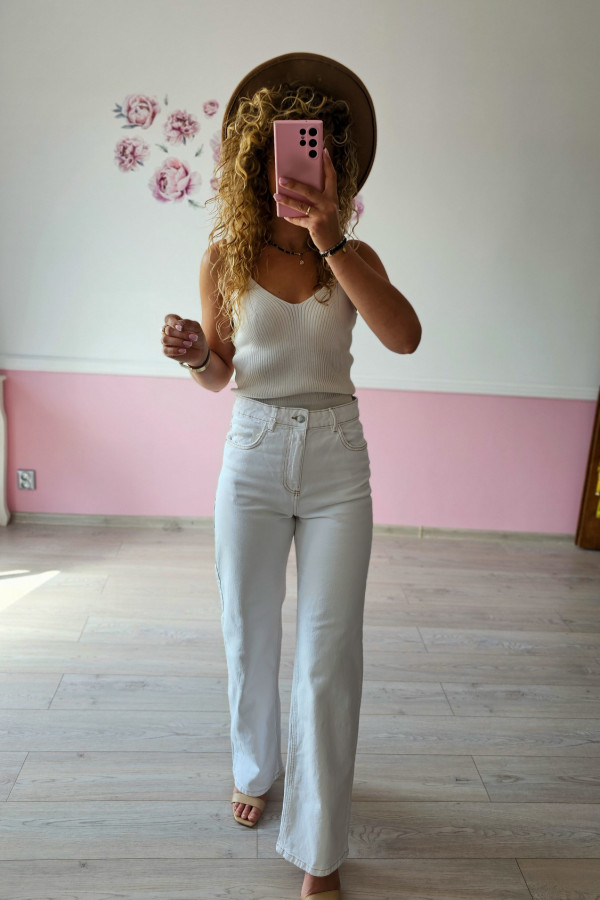 Spodnie jeansowe Wide Leg Reserved 1