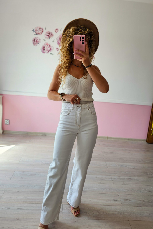 Spodnie jeansowe Wide Leg Reserved