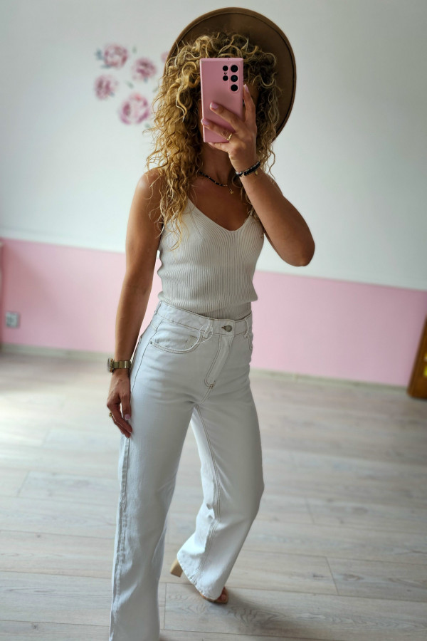 Spodnie jeansowe Wide Leg Reserved 4
