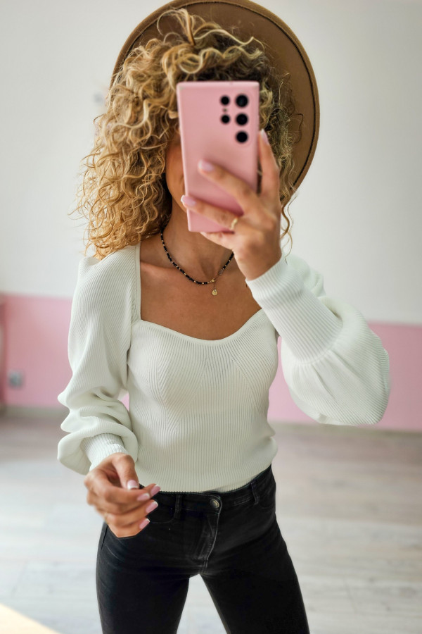 Biała bluzka elegancka Reserved 1
