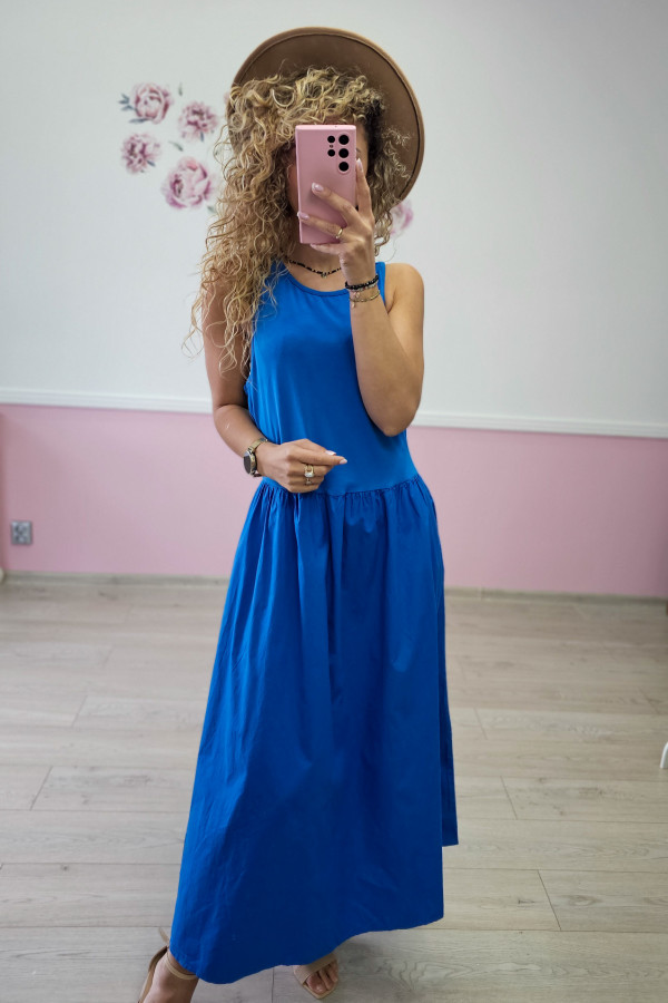 Chabrowa sukienka maxi George 1