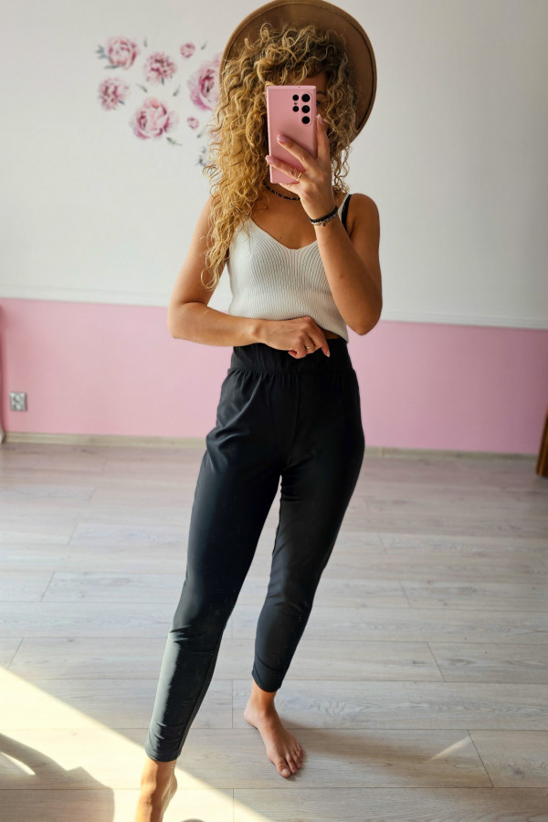Czarne legginsy Asos