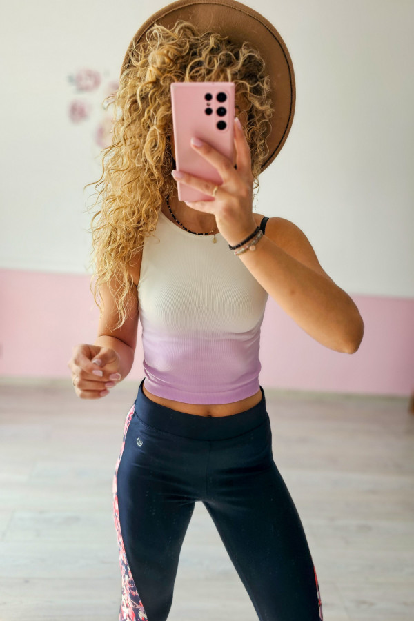 Top prążkowany ombre Primark XS/S