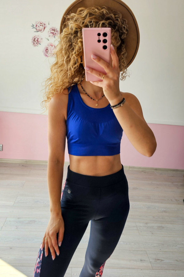 Niebieski top sportowy 1