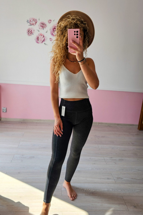 Grafitowe legginsy 1