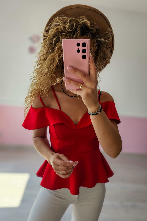 Czerwona bluzka River Island 1
