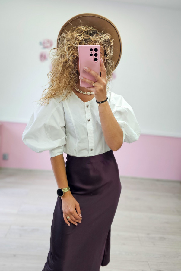 Biała koszula bawełniana Reserved