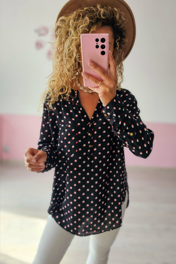 Bluzka wiskozowa w kropki Primark 1