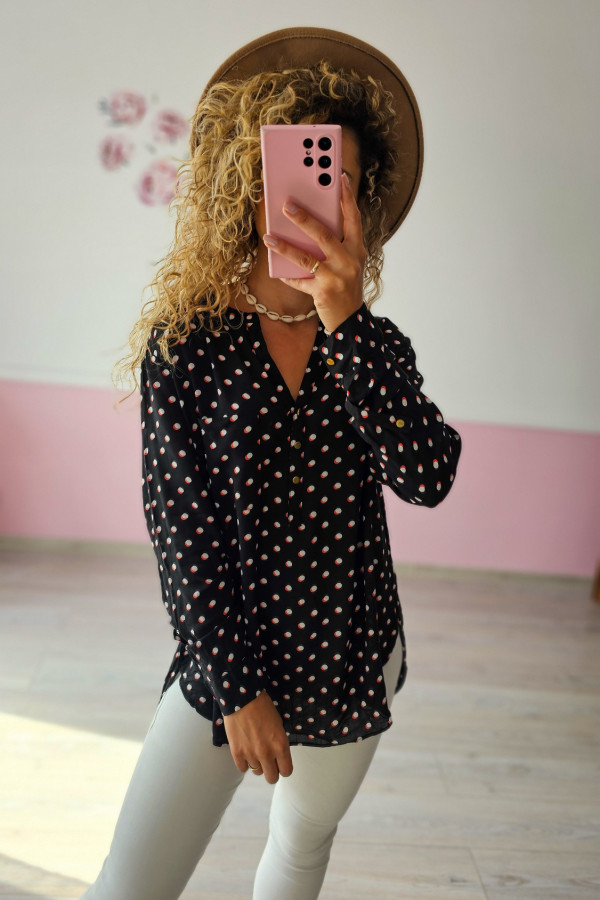 Bluzka wiskozowa w kropki Primark