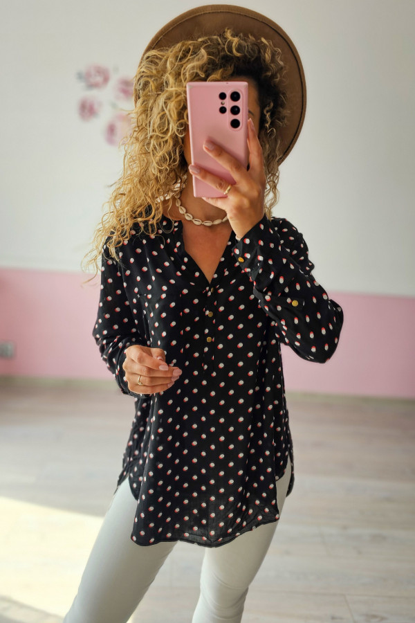 Bluzka wiskozowa w kropki Primark 2