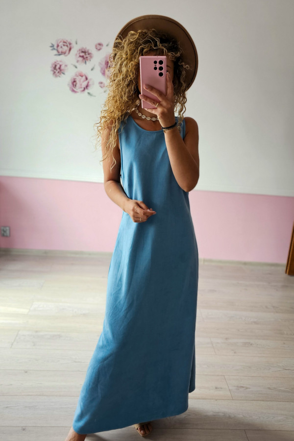 Niebieska sukienka Reserved