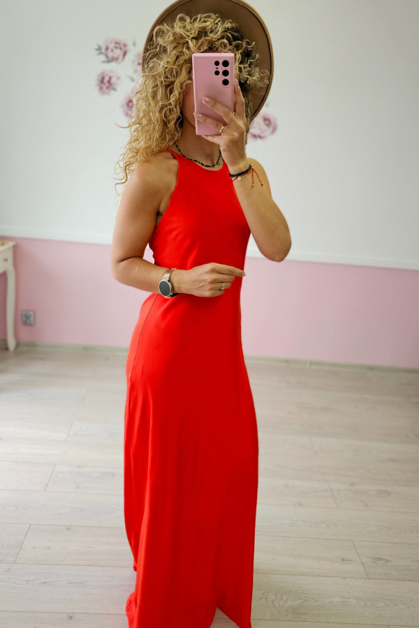 Czerwona sukienka maxi Reserved 1