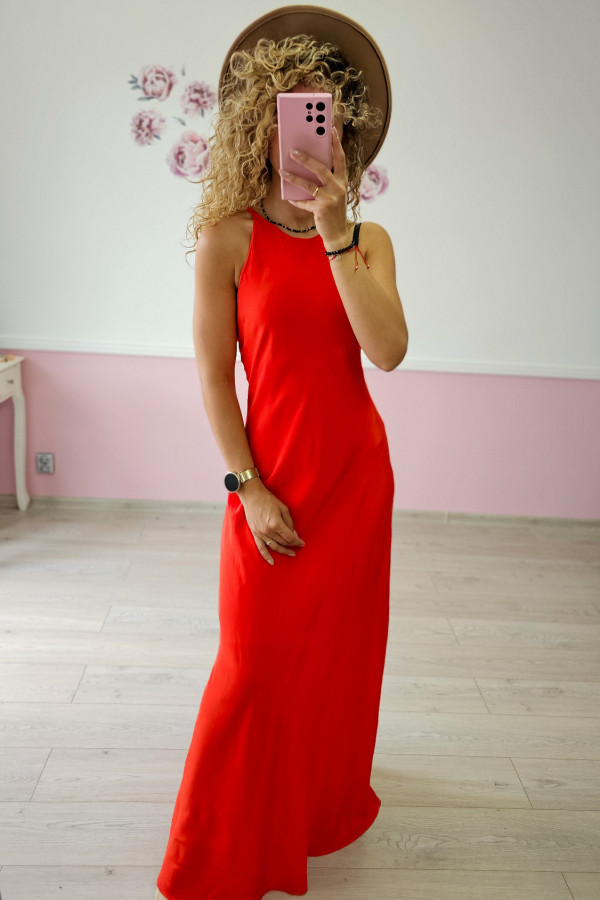 Czerwona sukienka maxi Reserved 2