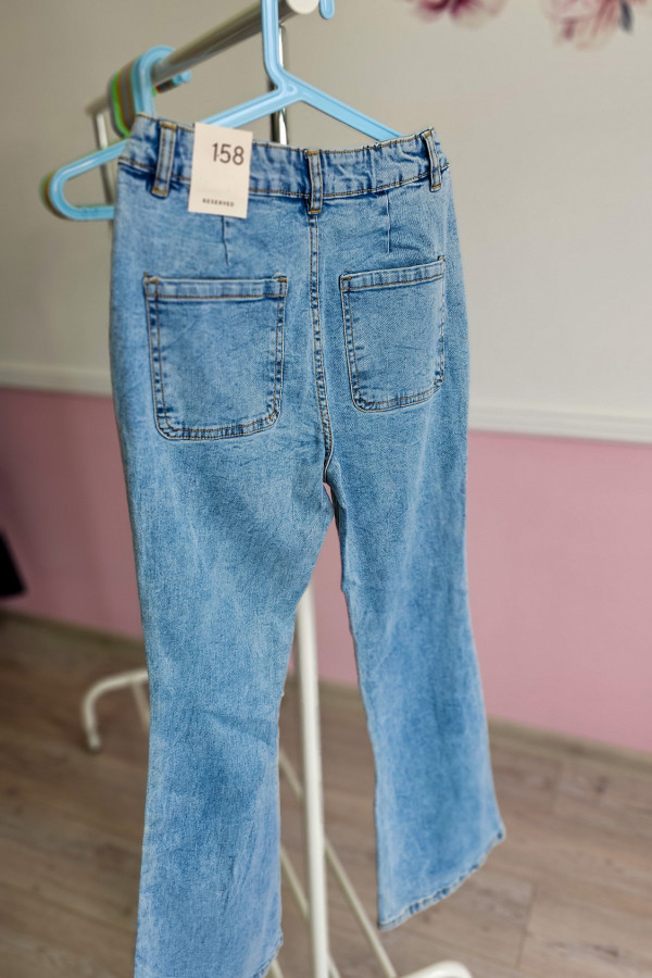 Jeansowe spodnie Reserved FLARE ( dzwony ) 3
