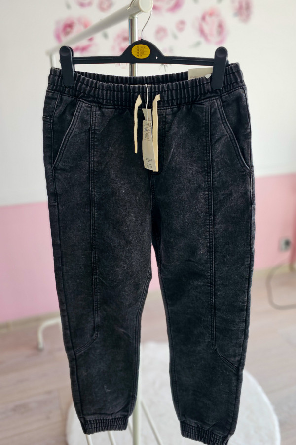 Jeansowe joggery chłopięce