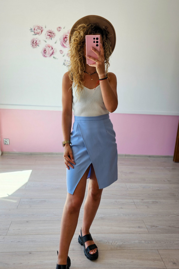 Błękitna spódniczka New Look