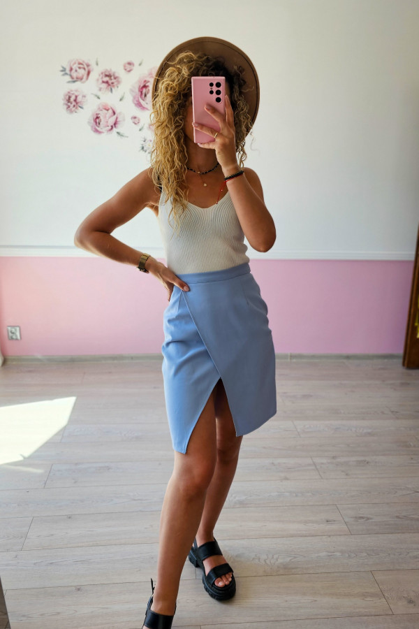 Błękitna spódniczka New Look 1