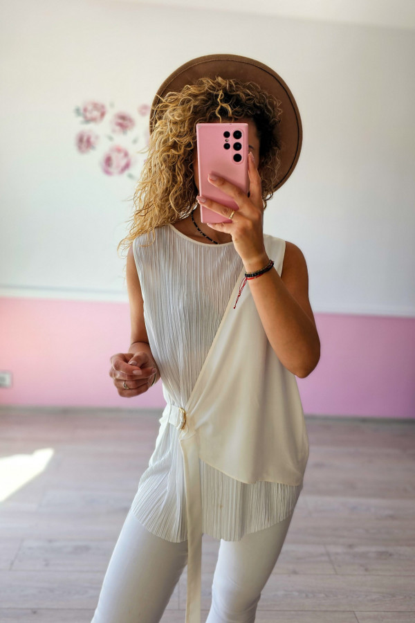 Biała elegancka bluzka Next 1