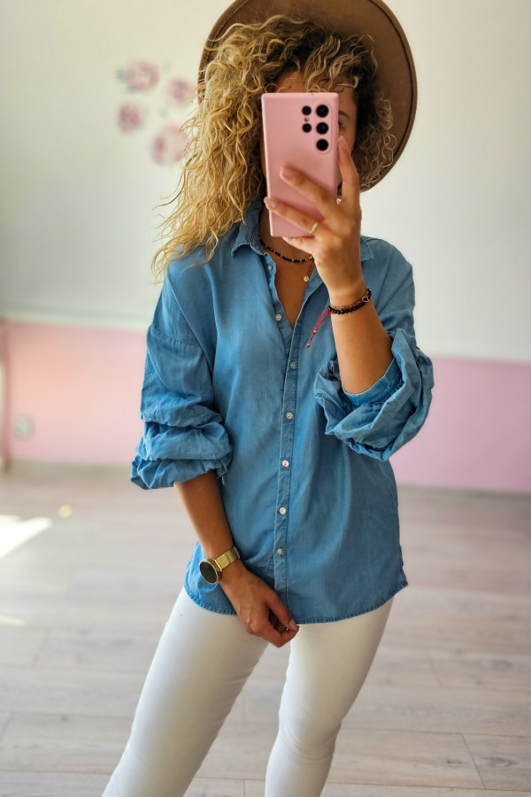 Jeansowa koszula Zara
