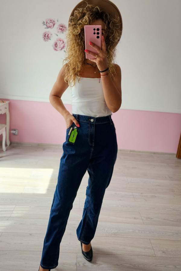 Spodnie jeansowe damskie Straight