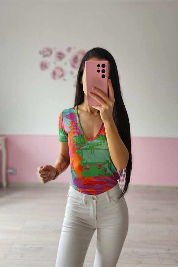 Kolorowe body damskie