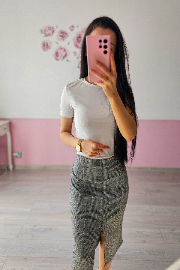 Spódnica w kratkę H&M