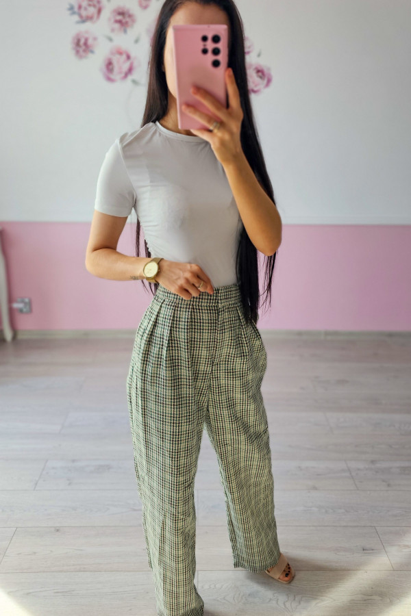 Spodnie w pepitkę Primark
