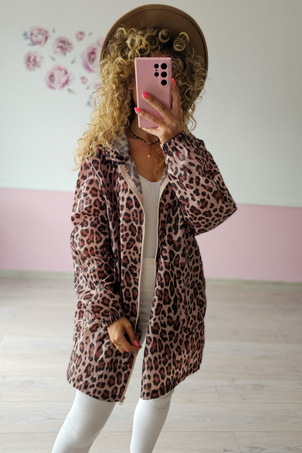 Panterkowa parka damska 4/5XL 2